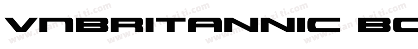 VNbritannic Bold字体转换